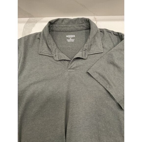 Bonobos Gray Polo Slim Fit XL - Picture 3 of 6
